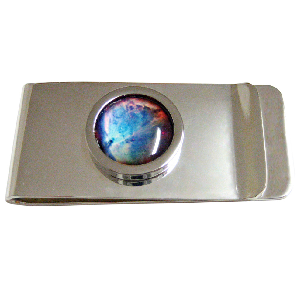 Bordered Nebula Cloud Money Clip - image 1
